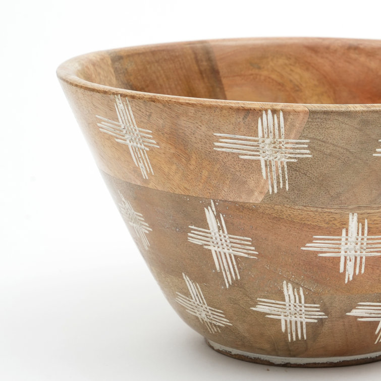 Union Rustic Kiyanne Handmade Wood Decorative Bowl 1 Wayfair